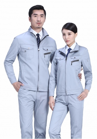 商务春秋涤棉纱卡长袖工服