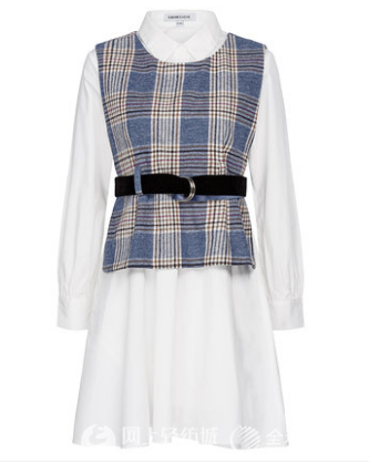 复古大气的时尚衬衫连衣裙