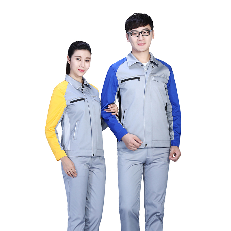 爆款热卖时尚靓丽全棉春秋工作服FY824