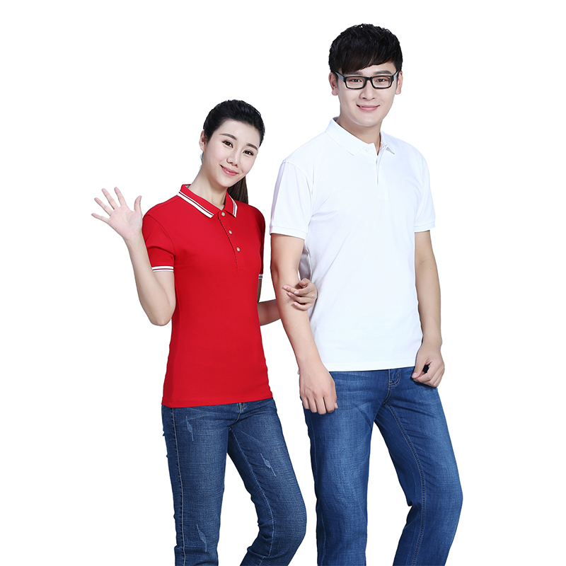 Polo衫纤维丝光棉短袖T恤FT-03